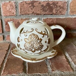 Partylite Tea Time Teapot Tealight Holder
